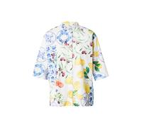 Emily Van Den Bergh Chemisier saphir / citron / baie / blanc, Taille L