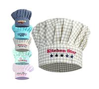 Emily's Check Casquette enfant de chef, Kitchen Star