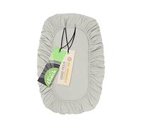 Emily's Check Housse de couette universelle - Extra opaque - Extra élastique 1596.2325, environ 80 x 120 cm, Argent