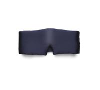 Emily's Pillow - Masque de Nuit Bandeau en Pure Soie de Mûrier Biologique - Fabriqué à la main - 19 Momme - Qualité Supérieure Grade 6A - Bleu Nuit - 100% Ajustable - 70 cm