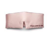 Emily's Pillow - Masque de Nuit Bandeau en Pure Soie de Mûrier Biologique - Fabriqué à la main - 19 Momme - Qualité Supérieure Grade 6A - Rose - Collection Fête des Mères - 100% Ajustable - 70 cm