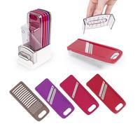 Eminceur multifonction 4 lames acier inoxydable et réservoir Alpina