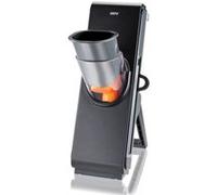 GEFU Mandoline Stando – Éminceuse à légumes facile – Acier inoxydable, noir