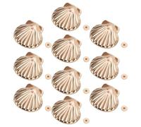 Eminchu 10 Ensembles de Rivets en Cuir, Ensemble de Vis, Rivets en Alliage de Zinc doré, Kit de Vis PH 4,5 Mm pour l'artisanat du Cuir, Ceintures, Sacs à Main, Chaussures, Vêtements, Accessoires,