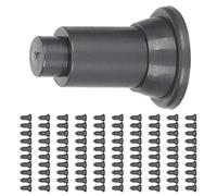 Eminchu 100 Pièces Pieds de Support de Panneau d'isolation d'aquarium, Pieds de Support en PVC à Hauteur Réglable avec Plastique de qualité Alimentaire, Idéal pour Diviseur 'Aquarium, Nettoyage
