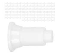 Eminchu 100 Pièces Pieds de Support de Panneau d'isolation d'aquarium, Pieds de Support en PVC à Hauteur Réglable avec Plastique de qualité Alimentaire, Idéal pour Diviseur 'Aquarium, Nettoyage