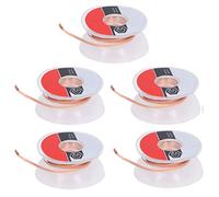 Eminchu 5 Pièces Mèche à Souder, Laiton 1,5 Mm sans Ensemble d'outils de Réparation de Tresse Propre, Mèche de Soudage avec Peu de Matériau Non Conducteur Non Corrosif