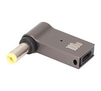 Eminchu Adaptateur de Chargeur pour Ordinateur Portable PD USB Type C, Connecteur de Charge Rapide pour Usage au Bureau, Conception en Alliage D'aluminium, Adaptateur D'alimentation 100W (5.5*1.7mm)