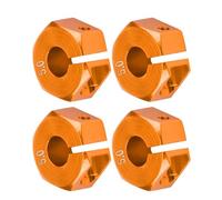 Eminchu Adaptateur de Moyeu Hexagonal de Roue Universel RC 12 Mm, Mise à Niveau Robuste pour Voiture RC à échelle 1/10 HSP, en Alliage D'aluminium avec Options de Couleur Bleu/Or, pour Toutes Les