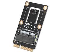 Eminchu Adaptateur Mini PCI-E, Convertisseur sans Fil Haute Performance pour AX200/9260/8265, Idéal pour la Mise à Niveau du WLAN d'un Ordinateur Portable, Matériau en Résine Durable