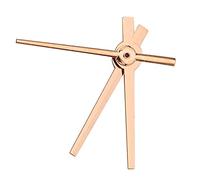 Eminchu Aiguilles de Montre en Alliage, Petites Aiguilles de Rechange Légères, Accessoires Professionnels de Réparation de Montres, Idéales pour la Réparation de Montres (2135 sans or rose lumineux)