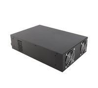 Eminchu Alimentation CC Variable 3000W, Alimentation à Découpage Stable en Acier Inoxydable pour Le Contrôle Industriel (12V)