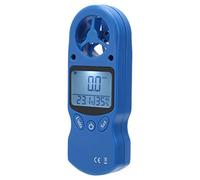 Eminchu Anémomètre Numérique pour Mesure de la Vitesse du Vent avec écran LCD pour Utilisation Aéronautique et Marine, Mini Design Portable Bleu, Manuel D'instructions Inclus
