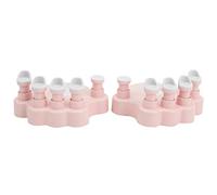Eminchu Appareil D'entraînement des Doigts de Piano pour Débutants, Conception de Boutons Confortables pour les Exercices de Force, Matériau ABS et Silicone, 2 Unités pour la Pratique à Domicile