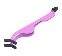 Eminchu Applicateur de Faux Cils en Acier Inoxydable avec Fonction Magnétique pour une Application et un Retrait Faciles, adapté aux Amateurs de Maquillage 2,1 X 11,7 Cm (PURPLE)
