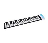 Eminchu Autocollant de Clavier de Piano Créatif Amovible Transparent 88 Touches pour Piano électronique, Matériau PVC, Taille 11 X 7,4", pour Enfants et Débutants (BLACK)