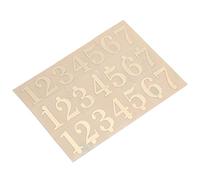 Eminchu Autocollant de Note de Batterie éthérée pour Débutants, Identification de Balance de Batterie en PVC Bronzant pour une Mémorisation Facile, Couleur or, 1 X Autocollant