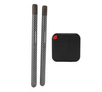 Eminchu Baguettes de Batterie électroniques Virtuelles, Batterie électronique avec 2 Sons de qualité Supérieure et Bluetooth, pour une Pratique Silencieuse, Débutants, Adultes, Enfants,