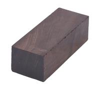 Eminchu Bloc de Bois D'ébène, Sculpture sur Bois Durable, Parfait pour les Poignées D'outils et les Projets de Bricolage, 125 X 50 X 40 Mm