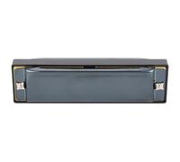 Eminchu Blues Harmonica C Key 10 Trous Diatonic Mouthorgan pour Débutants Instrument Portable Noir