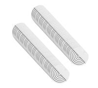 Eminchu Bouclier Thermique pour Cheveux, 100 Pièces, Protecteurs de Colle à Transparents Professionnels, Forte Isolation pour Extensions de Cheveux en PVC