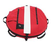 Eminchu Bouée Flottante Gonflable pour Apnée 2 Modes de Gonflage Sangle de Fixation Interne du Ballon Planche Flottante Surface pour la Plongée la Pêche sous-Marine Le Snorkeling (Rouge)