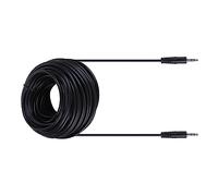 Eminchu Câble Audio blindé Mâle à Mâle en Cuivre de 3.5mm pour Haut-parleurs, Câble Robuste enveloppé de Métal de 30m pour les Amateurs D'audio Domestique (20m)