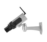 Eminchu Caméra de Surveillance Factice à Rotation Automatique pour Une Protection Solide Les Jours de Pluie pour la Maison et L'entreprise