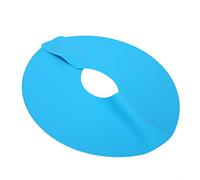 Eminchu Cape de Teinture pour Coupe de Cheveux, Châle Imperméable Antiadhésif pour Salon de Coiffure, Violet, 15,7 X 15,7 Pouces (BLUE)