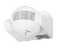 Eminchu Capteur de Mouvement, Interrupteur à Induction PIR Mural, Interrupteur temporisé Réglable avec Angle de Détection de 180 Degrés, Idéal pour la sécurité de la Maison, Lumière LED, AC 110 à