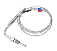 Eminchu Capteur de Température à Thermocouple coudé à 90 Degrés de Type K pour Outil de Mesure de Température de Haute Précision pour Automobile, 1 X Capteur de