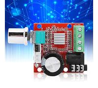 Eminchu Carte Amplificateur PAM8610, Mini Module de Volume Stéréo Numérique, Amplificateur de Puissance 10W pour Haut-parleurs Domestiques, Compact 8V-12V, 1 unité
