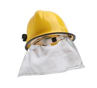 Eminchu Casque de sécurité de Pompier avec Feuille d'aluminium, Casque de Sauvetage Ignifuge et Anti-crevaison, de sécurité Jaune renforcé pour Pompiers et Intervenants d'urgence
