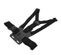 Eminchu Ceinture Fixe de Poitrine, Sangle Réglable pour Support de Photographie sur Téléphone Portable, Confortable et Extensible, Noire, 1 Ensemble