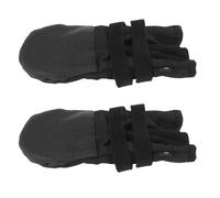 Eminchu Chaussettes Antidérapantes pour Chien pour éviter de Se Lécher Les Pattes, 1 Paire de Chaussures pour Chien avec Sangle de Fixation pour Sol en Bois Dur, pour Utilisation Polyvalente de