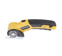 Eminchu Ciseaux électriques sans Fil Rechargeables, Carton Rotatif, Batterie 2000 MAh avec Lumière LED et 1 Lame, boîte pour Carton, Cuir, Plastique, Toile, Tapis (YELLOW)