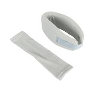 Eminchu Collier Cervical, Support de Minerve, Doux et Respirant, pour Soulager les Douleurs Cervicales au Lit, Gris