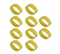 Eminchu Colliers de Coq Réglables en Nylon Souple, 10 Pièces, Bandes de Réduction du Bruit pour Poulets, Canards, Oies, 18x2cm (Type Standard)