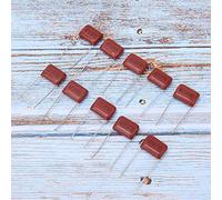 Eminchu Condensateurs de tonalité de Guitare électrique 10 Pièces Durables et Faciles à Installer pour Guitares et Basses électriques Rouge foncé