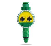 Eminchu Contrôleur électronique de Minuterie d'eau d'irrigation, Système 'arrosage Automatique Programmable pour Plantes de Jardin et 'extérieur, Vert, 4,72x3,74x4,92 Pouces