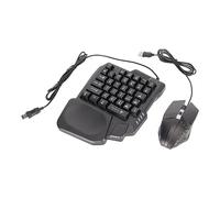 Eminchu Convertisseur Clavier et Souris Combo RVB à Une Main pour Les Jeux Mobiles avec Les Téléphones et