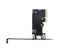 Eminchu Convertisseur Oculink PCIe 4.0, 64Gbps, pour Applications | Transmission de données fiable, Matériaux haut de gamme, Large compatibilité, Prend en charge le stockage externe
