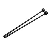 Eminchu de Tambour Maillet Orff, Instrument de Percussion, Aide Pédagogique de Musique Portable pour Enfants, 1 Paire de Plastique Durable (plastique noir)