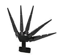 Eminchu Doigts Articulés d'halloween, Mains Squelettes Flexibles, Griffes Effrayantes pour Accessoires de Cosplay, Idéal pour la Décoration de Fête (Main Gauche)