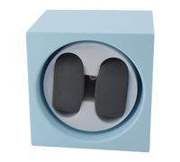 Eminchu Double Remontoir Automatique de Montres avec Éclairage LED 2 Vitesses Réglables La Puce Intelligente de Troisième Génération Silencieux Remontoir de Montres Intelligent (Bleu Clair)