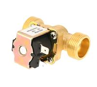 Eminchu Électrovanne électrique en Laiton, Performances Stables pour Canalisations D'eau, Vanne électrique G3/4 DC12V NC pour Applications D'eau