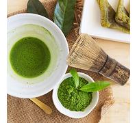 Eminchu Eminchu Fouet à thé Matcha Japonais en Bambou, Brosse à Lisse pour la Préparation de thé Matcha épais ou Fin pour les Amateurs de Cérémonie du, 100 Dents (Zizhu 120 Benli) (Zizhu 120 Benli)