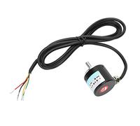 Eminchu Encodeur à Arbre Plein ABZ Composant de Commande de Mouvement triphasé 30 KHZ 1000B/1024B DC5-24 V Encodeur Compact et Léger pour un Environnement de Travail Précis (1024Z)