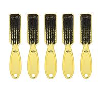 Eminchu Ensemble de 5 Brosses de Nettoyage pour Tondeuse pour Hommes, avec Poils Renforcés, pour un Outil de Coiffure Efficace, plaqué or