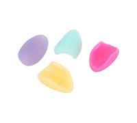 Eminchu Ensemble de Coussins Repose-pouce pour Flûte, Couvre-doigt en Silicone Doux et coloré pour les Joueurs de Flûte, Soulage la Fatigue, 4 Pièces